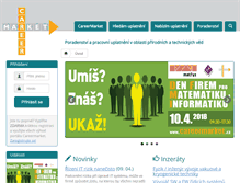 Tablet Screenshot of careermarket.cz